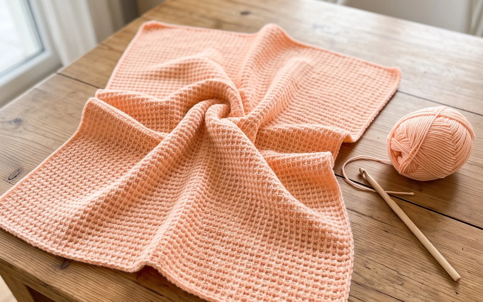 Babydecke häkeln: Tunisian Stitch Anleitung für Anfänger