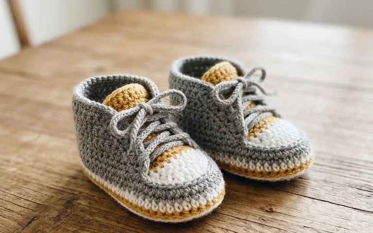 Baby-Schuhe häkeln: Nike, Adidas & Puma Styles Anleitung