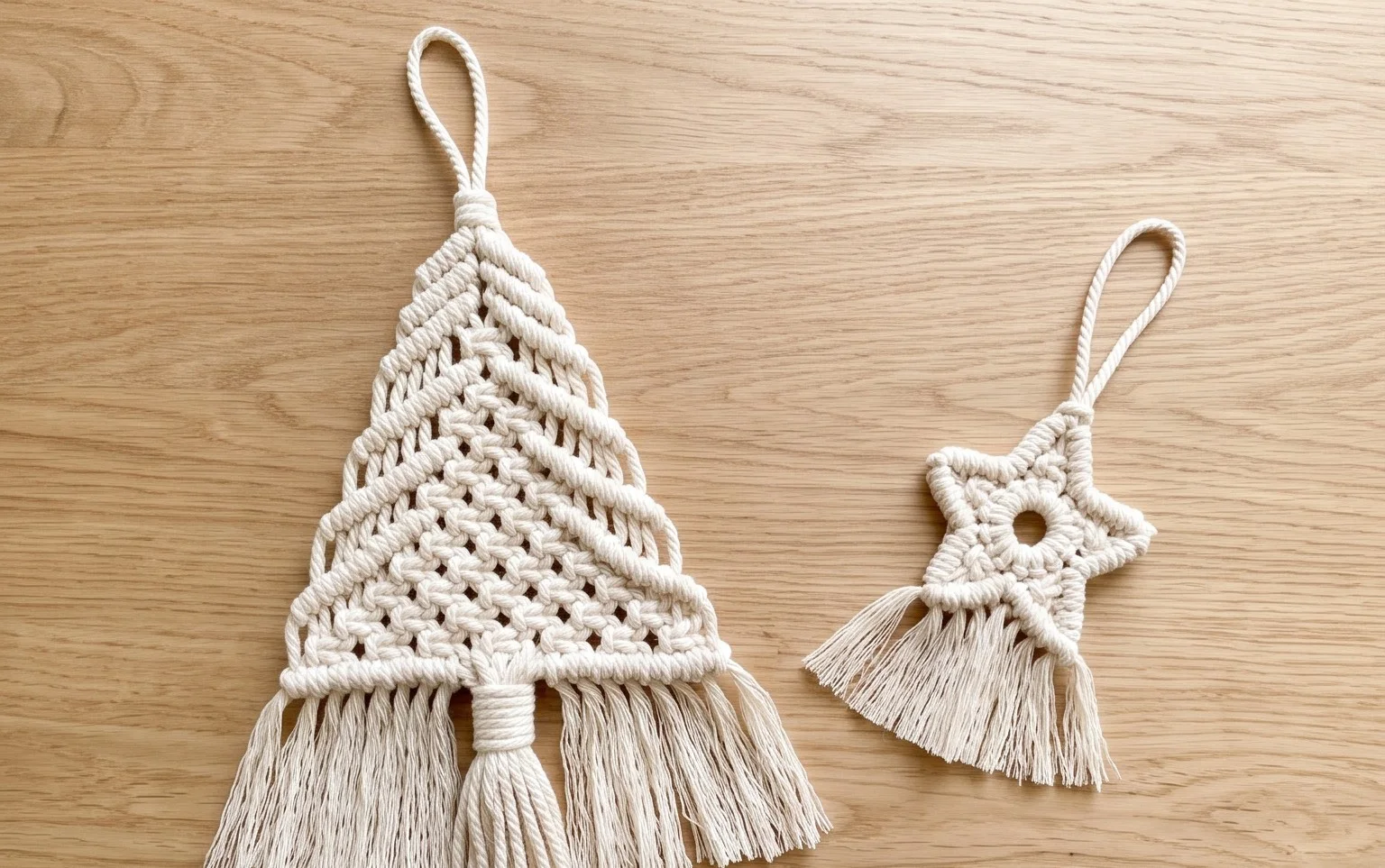 Macrame Weihnachtsdeko DIY: 18 Einfache Anleitungen